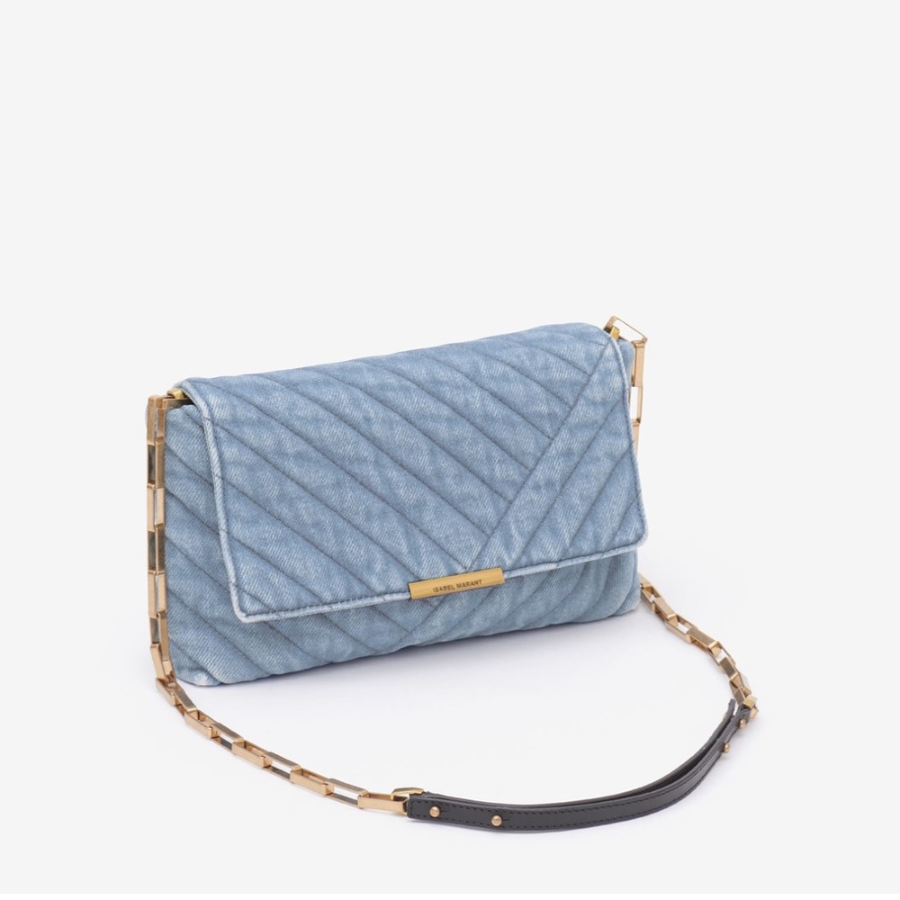 Brand new Isabel Marant Merine Quilted Denim bag